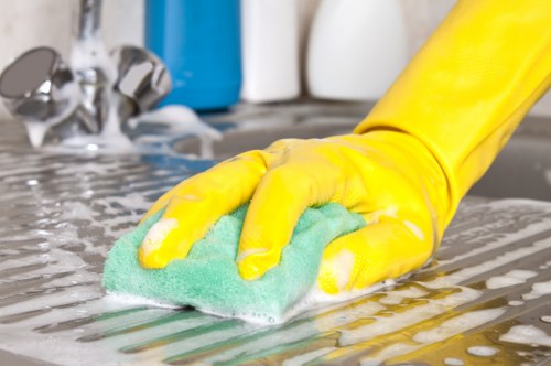 Step-by-step oven cleaning process